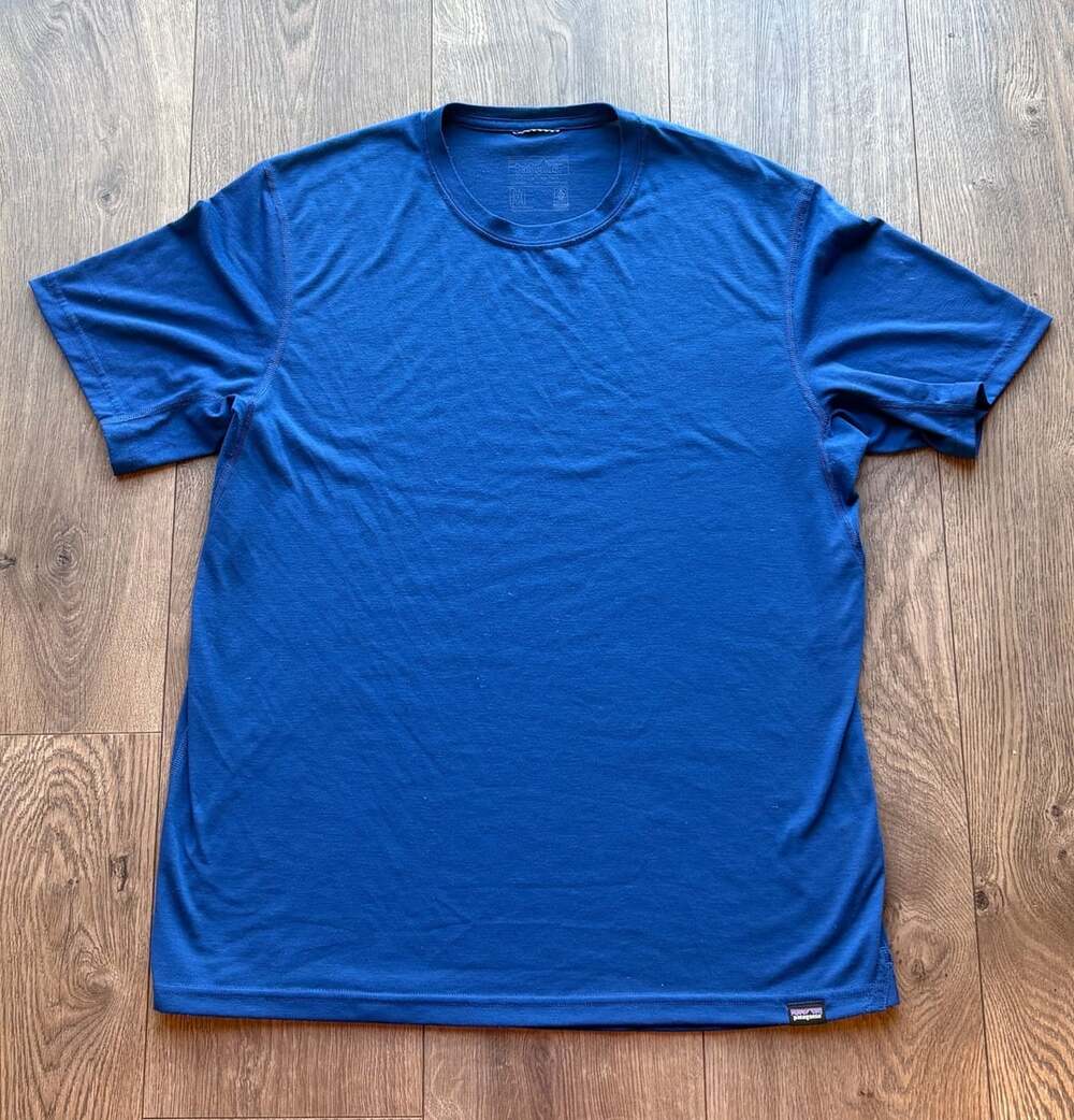 Patagonia Capilene Cool Trail T-Shirt Men's Size Medium Blue